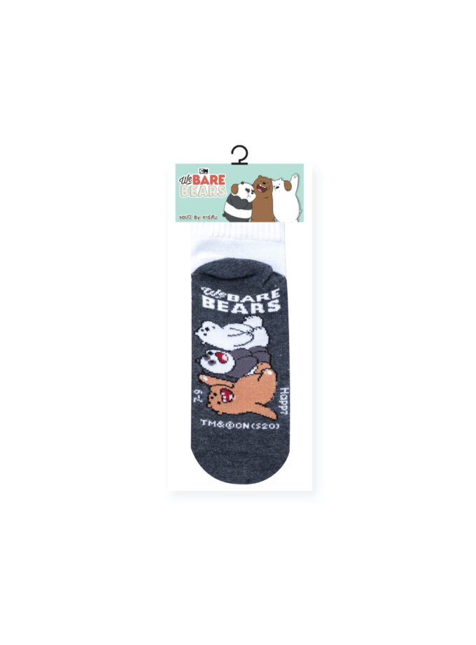 ถุงเท้านักเรียน ทอลาย We bare bears