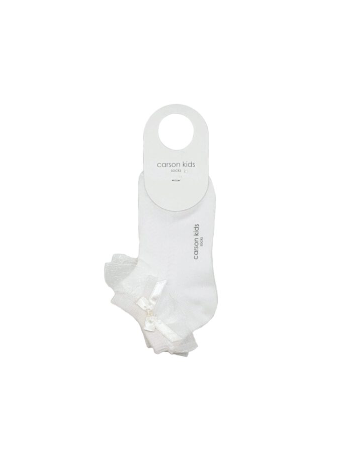 ถุงเท้าเด็กระบายลูกไม้