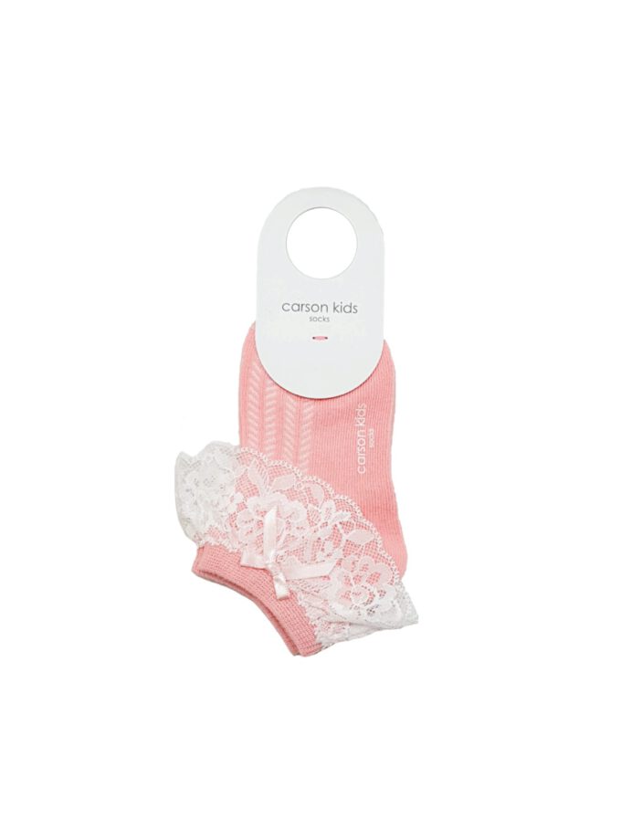 ถุงเท้าเด็กระบายลูกไม้