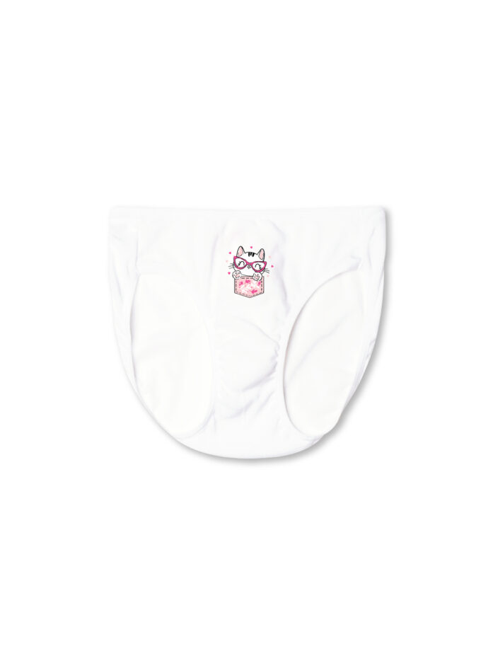 กางเกงในเด็กผู้หญิง ลายการ์ตูน เนื้อผ้า Cotton Mix แพ็ค 3ตัว