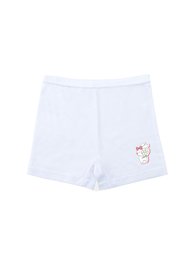 กางเกงกันโป๊เด็กหญิงลายการ์ตูน เนื้อผ้า Cotton Mix