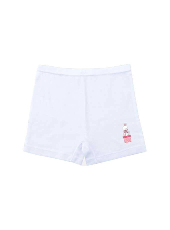 กางเกงกันโป๊เด็กหญิงลายการ์ตูน เนื้อผ้า Cotton Mix