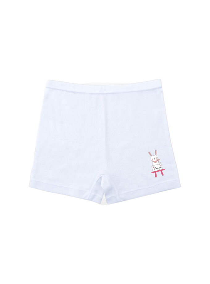 กางเกงกันโป๊เด็กหญิงลายการ์ตูน เนื้อผ้า Cotton Mix