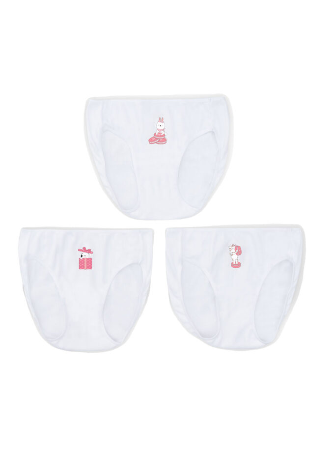 กางเกงในเด็กหญิงลายการ์ตูน แพ็ค 3  ตัว