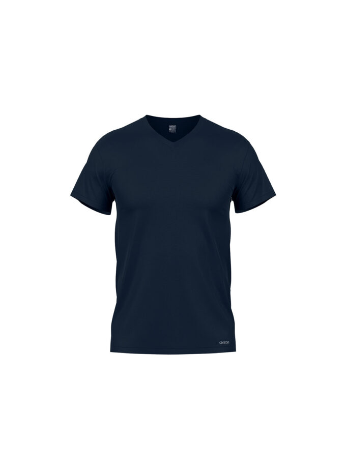 เสื้อยืดคอวีผ้าโมดาล